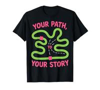 Il Tuo Percorso Verso la Tua Storia - Inspirational Design Maglietta