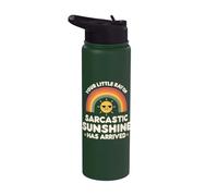 Il tuo piccolo raggio di sole sarcastico è arrivato sarcasmo Stainless Steel Insulated Water Bottle