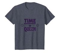 Il Tuo Programma è Fine Time Management Queen Maglietta, Bambini, Pervinca, 6 Anni