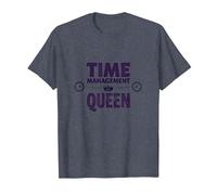 Il Tuo Programma è Fine Time Management Queen Maglietta, Uomo, Pervinca, 4XL
