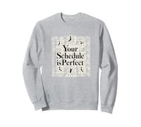 Il Tuo Programma è Perfetto - Gestione Motivazionale del Tempo Felpa, Unisex per Adulti, Grigio Melange, M