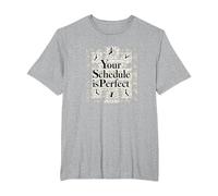 Il Tuo Programma è Perfetto - Gestione Motivazionale del Tempo Maglietta, Uomo Taglie Grandi, Grigio Melange, 3X Tall