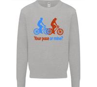 Il Tuo Ritmo O Il Mio Divertente Maglione Da Ciclismo Uomo