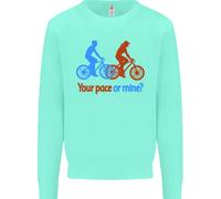 Il Tuo Ritmo O Il Mio Divertente Maglione Da Ciclismo Uomo