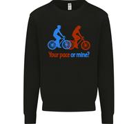 Il Tuo Ritmo O Il Mio Divertente Maglione Da Ciclismo Uomo