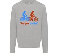 Il Tuo Ritmo O Il Mio Divertente Maglione Da Ciclismo Uomo