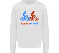 Il Tuo Ritmo O Il Mio Divertente Maglione Da Ciclismo Uomo