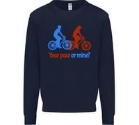 Il Tuo Ritmo O Il Mio Divertente Maglione Da Ciclismo Uomo