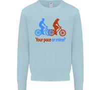 Il Tuo Ritmo O Il Mio Divertente Maglione Da Ciclismo Uomo