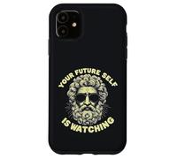 Il tuo sé futuro sta guardando la motivazione della filosofia dello stoicismo Custodia per iPhone 11