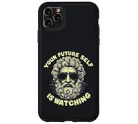 Il tuo sé futuro sta guardando la motivazione della filosofia dello stoicismo Custodia per iPhone 11 Pro Max