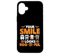 Il tuo sorriso sembra Boo-Ti-Ful - Dentista dentale di Halloween Custodia per iPhone 16 Plus
