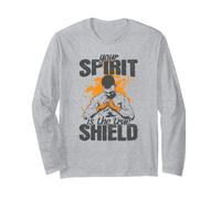 Il Tuo Spirito è Il Vero Scudo MMA Maglia a Manica