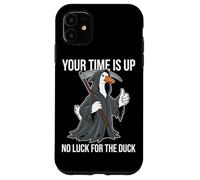 Il tuo tempo è scaduto Nessuna fortuna per The Duck Funny Reaper Goose Custodia per iPhone 11