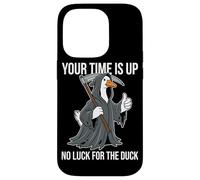 Il tuo tempo è scaduto Nessuna fortuna per The Duck Funny Reaper Goose Custodia per iPhone 14 Pro