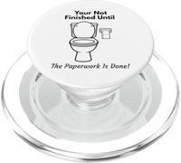 Il tuo umorismo non finito fino a quando le scartoffie non sono finite PopSockets PopGrip per MagSafe