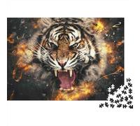 Il tweet della tigre Puzzles 1000 Pezzi In cartone Riciclato, Un Tangram Per Mindfulness, Ideale Per Decorazione Casa Design, Idea Regalo Originale 52x38cm/1000pcs