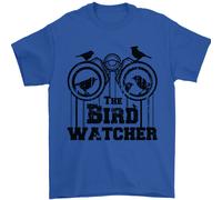Il Uccello Osservatore Guardando Divertente Uomo T-Shirt 100% Cotone