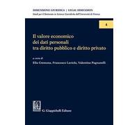 Il valore economico dei dati personali tra diritto pubblico e diritto privato