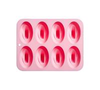 Il vassoio in silicone resistente crea 8 cubetti di ghiaccio dalla forma perfetta