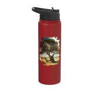 Il vecchio albero nella savana è un simbolo della natura e Stainless Steel Insulated Water Bottle