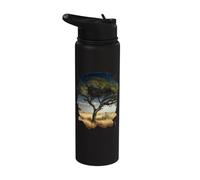 Il vecchio albero nella savana è un simbolo della natura e Stainless Steel Insulated Water Bottle