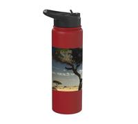Il vecchio albero nella savana è un simbolo della natura e Stainless Steel Insulated Water Bottle