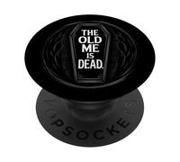 Il vecchio me è morto in bara divertente gotico PopSockets PopGrip Adesivo