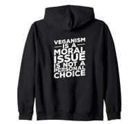 Il veganismo è Una questione Morale Felpa con Cappuccio