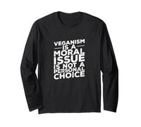 Il veganismo è Una questione Morale Maglia a Manica