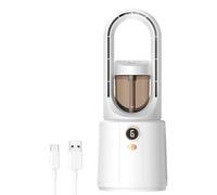 Il ventilatore mobile senza piume, il design a forma di piuma portatile a ventole a ventola fredda consente di guidare con la quiete di sussurri. Anello comodo mantenendo un'atmosfera calma nella