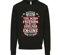 Il Vento Nei Tuoi Capelli Divertente Biker Moto Uomo Felpa Maglione
