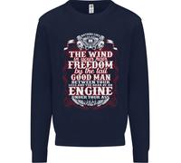 Il Vento Nei Tuoi Capelli Divertente Biker Moto Uomo Felpa Maglione