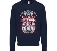Il Vento Nei Tuoi Capelli Divertente Biker Moto Uomo Felpa Maglione