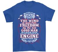 Il Vento Nei Tuoi Capelli Divertente Biker Motorbike Uomo T-Shirt 100% Cotone