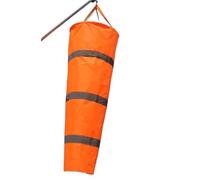 Il vento nella borsa, Manica a vento antistrappo | Multicolore 0,8 m, 1,0 m, 1,5 m, 2 m for uso esterno: Garden Airport(Orange,1.0M)