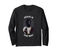 Il Vero Gesù Nero è Il Modo in Cui la Fede Cristiana Vangelo Religioso Maglia a Manica