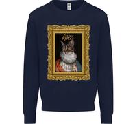 Il Vero Re Dei Gatti Divertente Felpa Per Bambini