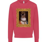 Il Vero Re Dei Gatti Divertente Felpa Per Bambini