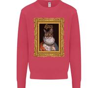 Il Vero Re Dei Gatti Divertente Felpa Per Bambini