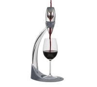 Il versatore e decanter Vinturi Deluxe Essential un supporto a torre che consente di aerare facilmente e comodamente la bottiglia o il bicchier