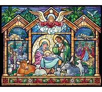 Il Vetro Macchiato Natività Puzzle 1000 Pezzi