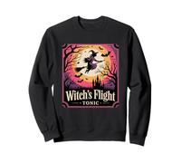Il Viaggio Magico di Witch's Flight Tonic Halloween Felpa
