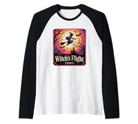 Il Viaggio Magico di Witch's Flight Tonic Halloween Maglia con Maniche Raglan