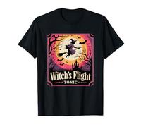 Il Viaggio Magico di Witch's Flight Tonic Halloween Maglietta