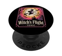 Il viaggio magico di Witch's Flight Tonic Halloween PopSockets PopGrip Adesivo