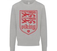 Il Vikings Valknut Simbolo Lions Valhalla Uomo Felpa Maglione