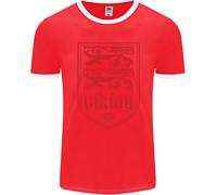 Il Vikings Valknut Simbolo Lions Valhalla Uomo Ringer Fotl