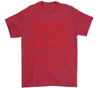 Il Vikings Valknut Simbolo Lions Valhalla Uomo T-Shirt 100% Cotone