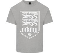 Il Vikings Valknut Simbolo Valhalla Lions Uomo Cotone T-Shirt